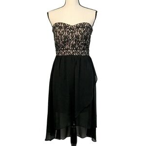 Umgee Chiffon & Lace Party Dress